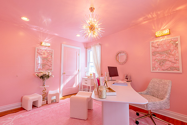 Little Pink Office, view 2