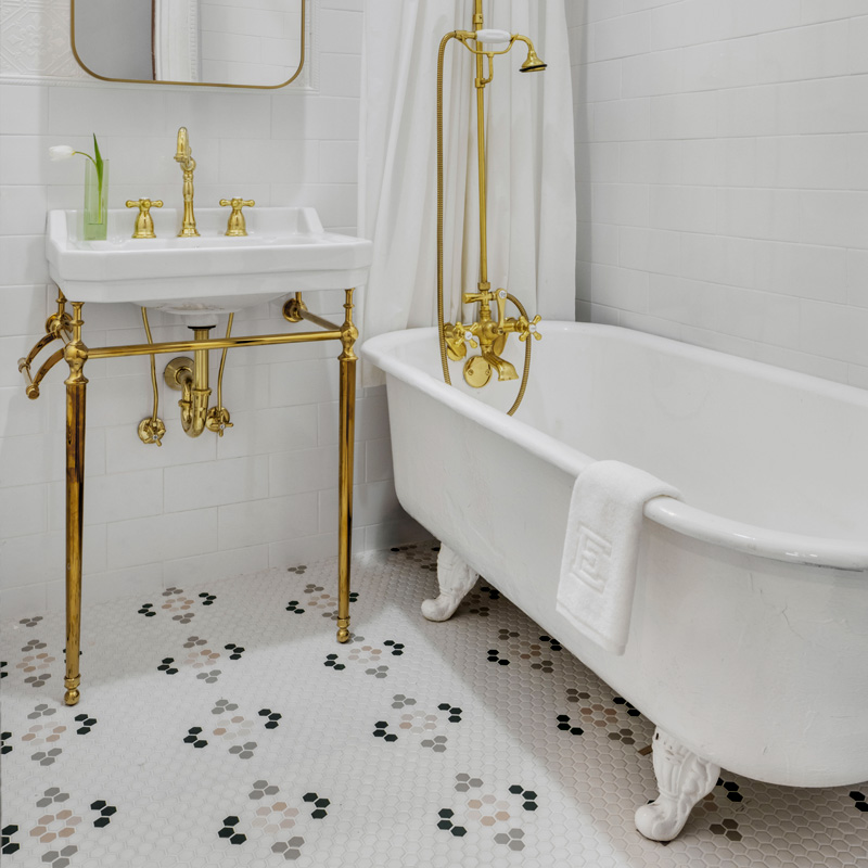 Pre-war Petal Powder, Bathroom Renovation